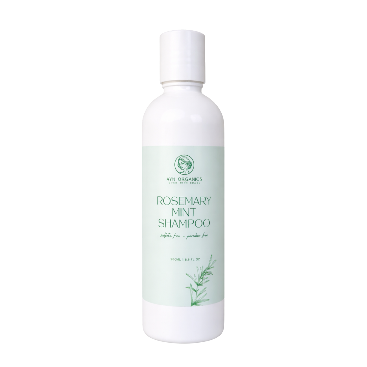Rosemary & Mint Shampoo - Sulfate free - Paraben Free - 250ml