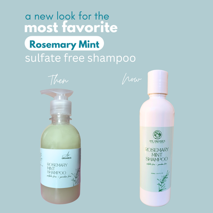 Rosemary & Mint Shampoo - Sulfate free - Paraben Free - 250ml