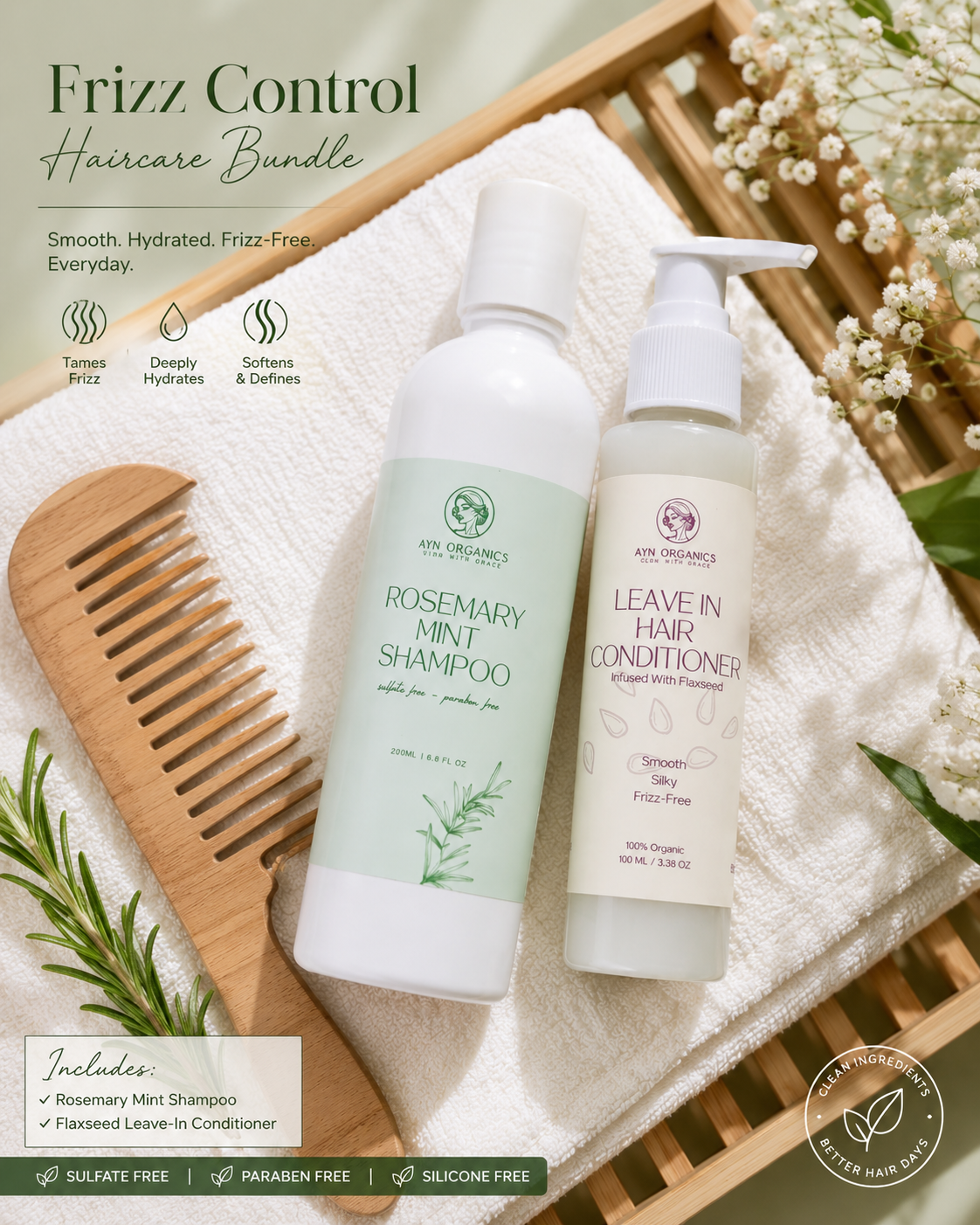 Frizz Control Haircare Bundle