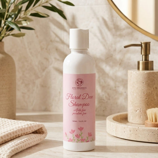 Floral Dew Shampoo - Sulfate Free - Paraben Free - 250ml